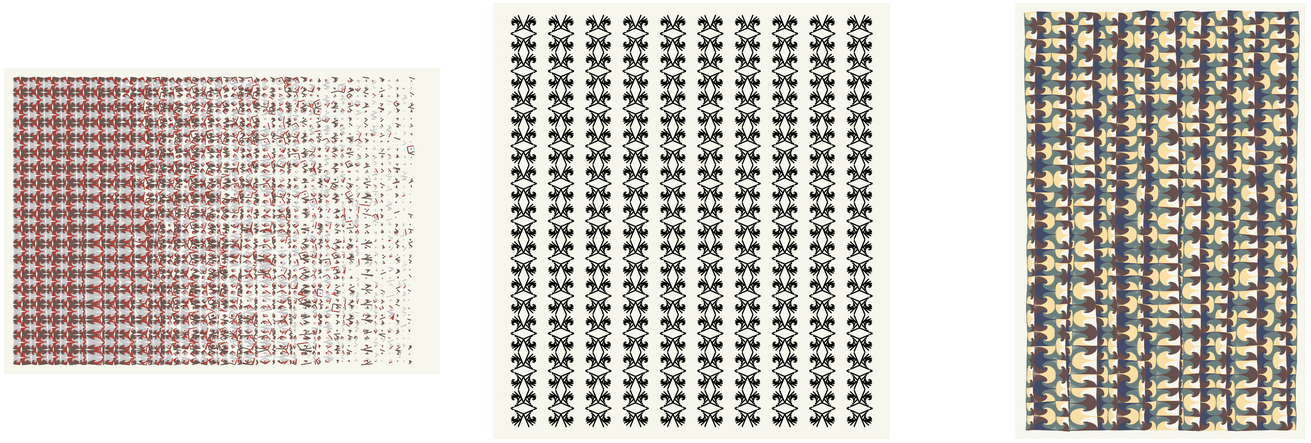 Jos Vromans | Artwork | Three different iterations from this algorithm