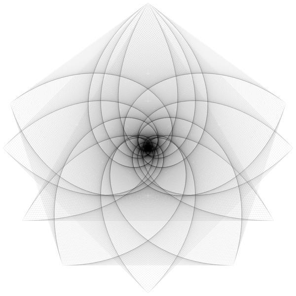 Jos Vromans | Artwork | double pursuit 3gon 4gon and 5gon ratio 0.01
