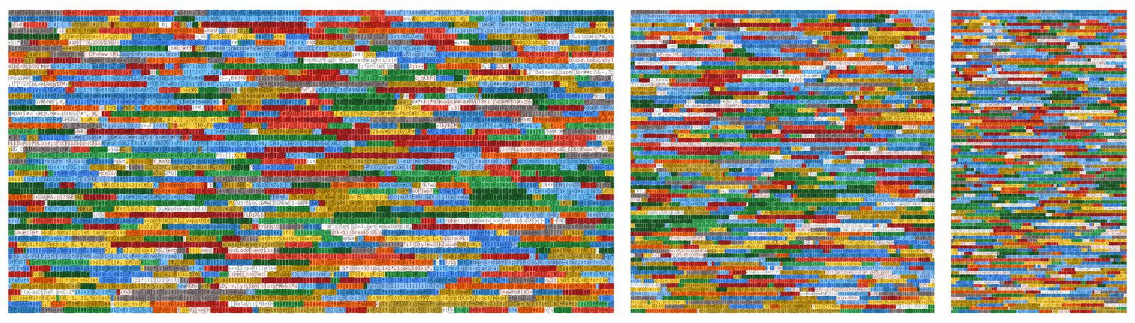 Jos Vromans | Code in three different aspect ratios